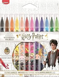 Harry Potter - Boîte de 12 feutres de couleurs - Maped
