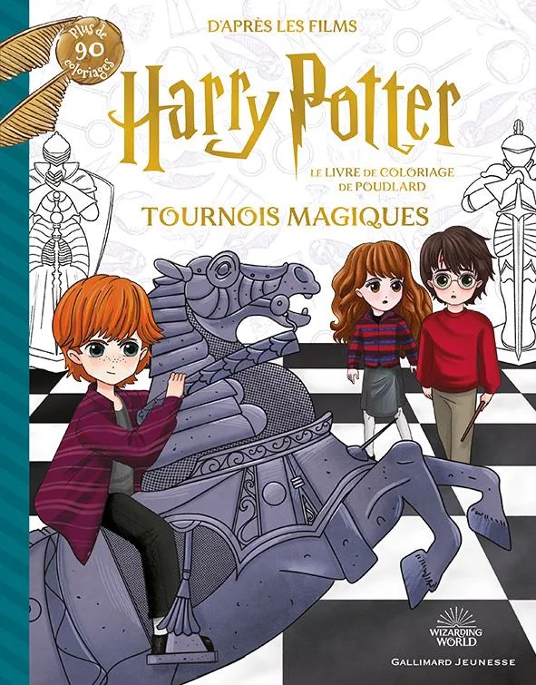 Le Livre de coloriage de Poudlard - Tournois magiques
