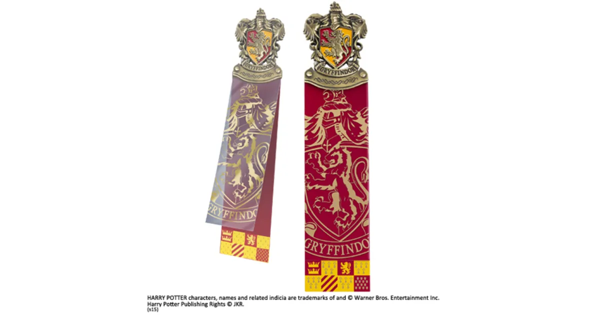 Marque-page Entête Gryffondor - Harry Potter