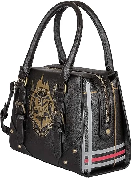 Harry Potter Sac à main noir pour femme avec poignée sur le dessus – Image 4