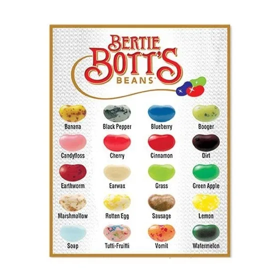 Jelly Belly Beans Harry Potter Bertie Crochue petite boite 35g – Image 2