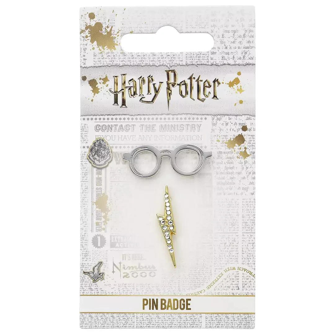 Badge pin’s lunettes et éclair - Harry Potter – Image 2