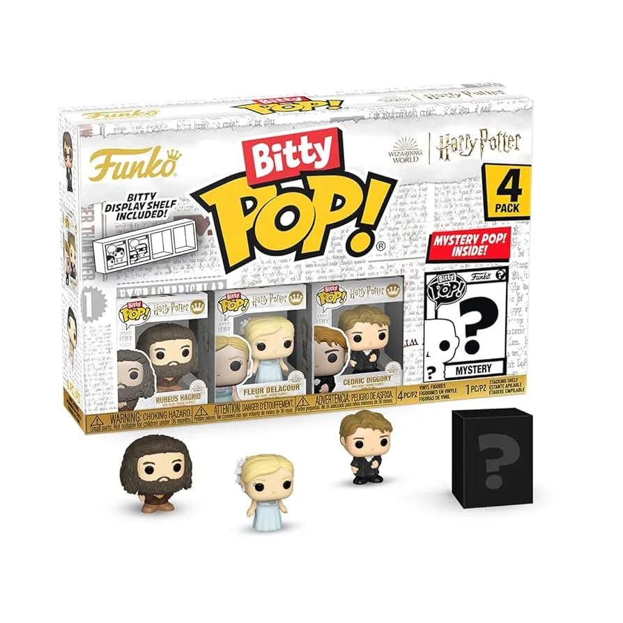 Harry Potter - Bitty Pop 4 Pack 2.5cm - Hagrid - Fleur - Cédric