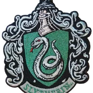 Écusson Harry Potter Serpentard sous licence officielle