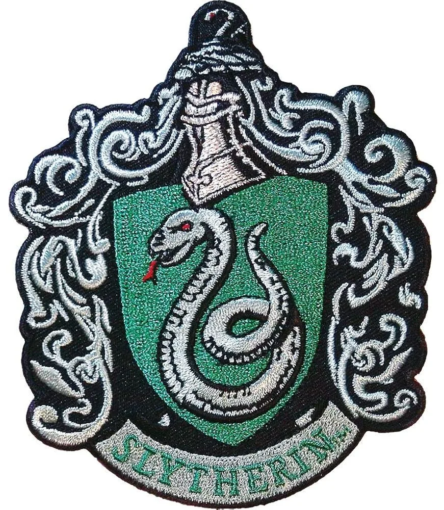 Écusson Harry Potter Serpentard sous licence officielle