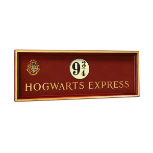Plaque Poudlard express quai 9 3/4