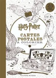 Harry Potter - Cartes postales à colorier. 20 cartes officielles