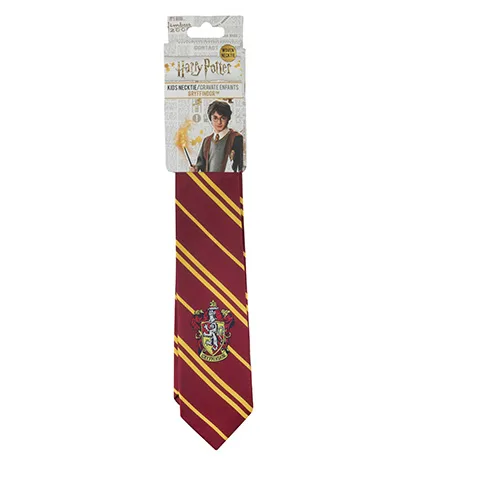 Cravate kid Gryffondor - Logo tissé - Harry Potter – Image 3