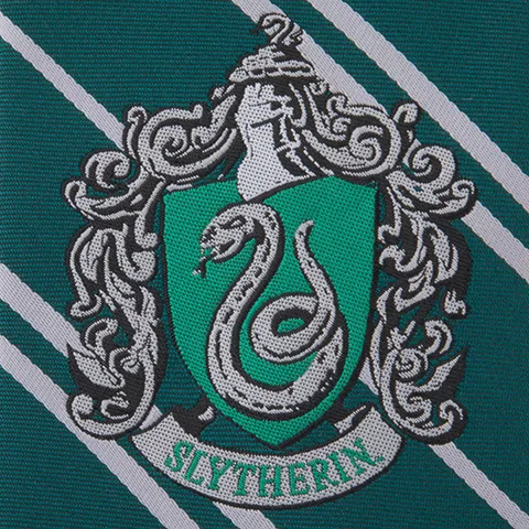 Cravate kid Serpentard - Logo tissé - Harry Potter – Image 2