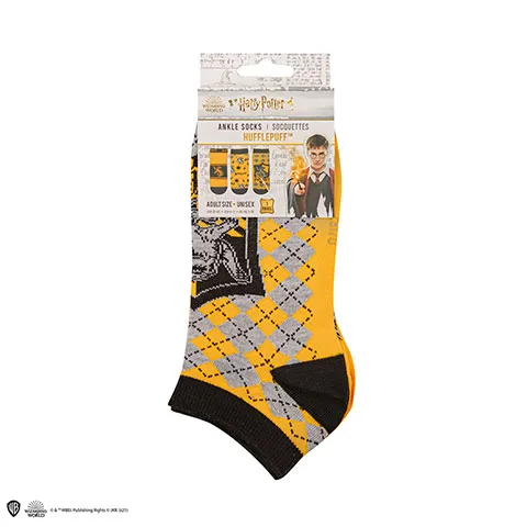 Lot de 3 paires de chaussettes courtes Poufsouffle - Harry Potter – Image 3
