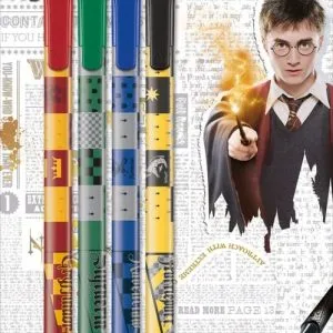 Feutres d'écriture Harry Potter 4 Maisons