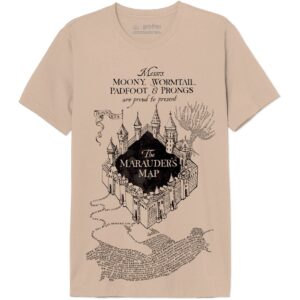 T-shirt Harry Potter La Carte du Maraudeur- M